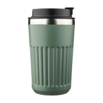 To-go beker van gerecycled roestvrij staal, dubbelwandig 400 ml vierde weergave