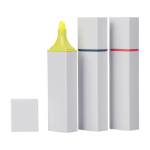 Markeerstift van kunststof met witte body en kleurdetail vijfde weergave