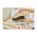 Rugzak van gerecycled polyester voor laptop 16'' met handgrepen bovenaan