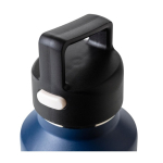 Dubbelwandige roestvrijstalen fles met transportdop 600 ml tiende weergave