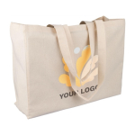 Katoenen tas met OEKO-TEX-certificering en lange hengsels tweede weergave