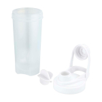 Sportfles van PP-plastic met mengbal en maataanduidingen 700 ml kleur doorzichtig tweede weergave