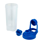 Sportfles van PP-plastic met mengbal en maataanduidingen 700 ml kleur koningsblauw tweede weergave