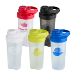 Sportfles van PP-plastic met mengbal en maataanduidingen 700 ml kleur koningsblauw tweede weergave meerdere kleuren