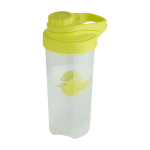 Sportfles van PP-plastic met mengbal en maataanduidingen 700 ml kleur limoen groen