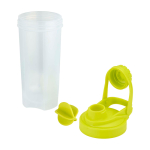 Sportfles van PP-plastic met mengbal en maataanduidingen 700 ml kleur limoen groen tweede weergave