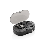 Ecologische set intrekbare oplaadkabels met meerdere uitgangen 60W kleur zwart tweede weergave