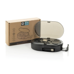 Ecologische set intrekbare oplaadkabels met meerdere uitgangen 60W kleur zwart weergave met doos