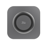 Magnetische draadloze laadstandaard 25W met USB-C-kabel kleur grijs vierde weergave