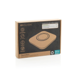 Magnetische draadloze laadstandaard 25W met USB-C-kabel kleur grijs weergave met doos