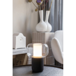 Ecologische lamp met draagbare speaker en BT 5.3 10W 2.000 mAh kleur zwart sfeer weergave 2