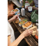 Set luchtdichte lunchboxen met deksel-snijplank Black & Blum 1L kleur grijs sfeer weergave 4