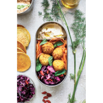 Set luchtdichte lunchboxen met deksel-snijplank Black & Blum 1L kleur grijs