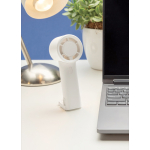 Milieuvriendelijke draagbare ventilator met oplaadbare batterij 2W 1.200 mAh kleur wit sfeer weergave