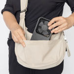 Oplaadbare bureauventilator met 3 snelheden 5W 1.200 mAh kleur zwart sfeer weergave 4