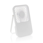 Oplaadbare bureauventilator met 3 snelheden 5W 1.200 mAh kleur wit