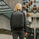 Converteerbare antidiefstal rugzak met rits, 22 L, 16” kleur grijs