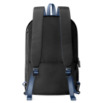 Converteerbare antidiefstal rugzak met rits, 22 L, 16” kleur marineblauw zesde weergave