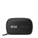 Reisetui met schelpopening en inhoud 2,5 L 8” kleur zwart met afdrukgebied