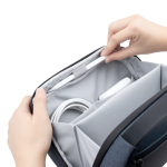 Reisetui met schelpopening en inhoud 2,5 L 8” kleur marineblauw weergave 18