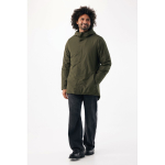 Unisex waterdichte gewatteerde jas modern fit 95 g/m² Iqoniq Thelon kleur khaki weergave met model