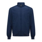 Unisex urban jack medium fit met rits en voering 95 g/m² Iqoniq Odin kleur marineblauw