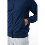 Unisex urban jack medium fit met rits en voering 95 g/m² Iqoniq Odin kleur marineblauw