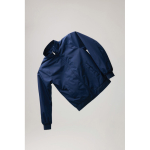 Unisex urban jack medium fit met rits en voering 95 g/m² Iqoniq Odin kleur marineblauw sfeer weergave