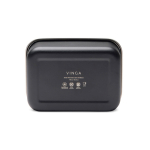 Lunchbox van gerecycled roestvrij staal met elastische band 750ml kleur zwart zevende weergave