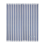 Familie hammamhanddoek van gerecycled katoen 200 g/m² 180×180 cm kleur blauw weergave met logo