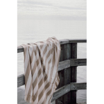 Familie hammamhanddoek van gerecycled katoen 200 g/m² 180×180 cm kleur beige sfeer weergave