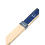 Draagbare bamboe waaier met de tekst ‘Out of the office’ kleur marineblauw derde weergave