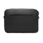 2-in-1 convertible rugzak van gerecycled polyester voor 15” laptop kleur zwart