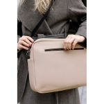 2-in-1 convertible rugzak van gerecycled polyester voor 15” laptop kleur ivoor