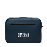 2-in-1 convertible rugzak van gerecycled polyester voor 15” laptop kleur marineblauw met afdrukgebied