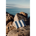 Organizer tas van gerecycled katoen met rits en handvat 390 g/m² kleur marineblauw sfeer weergave