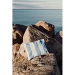 Organizer tas van gerecycled katoen met rits en handvat 390 g/m² kleur lichtblauw sfeer weergave