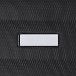 Trolley met 4 wielen, cijferslot en kunststof schaal vierde weergave