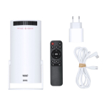 Projector met Bluetooth- en wifi-connectiviteit, 3W kleur wit  negende weergave