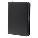 A4-map met rits en vakken van kunstleer tweede weergave