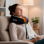 Verstelbaar draagbaar massagekussen voor de nek vierde weergave