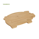 Bamboe keukenplank in vorm van varken en ophanggat