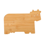 Bamboe keukenplank met compact koe-design kleur naturel  negende weergave