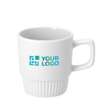 Keramische sublimatiemok met afgeschuinde voet 300 ml met jouw bedrukking