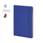 A5-notitieboek gelijnd met omslag van gerecycled kunstleer