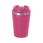 To-go thermosbeker van roestvrij staal met lekvrije deksel 350ml kleur fuchsia  negende weergave