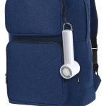 Draagbare ventilator met karabijnhaak, standaard en 3 standen derde weergave