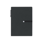 Notitieblok A6 met notitievellen, sticky notes en pen kleur zwart  negende weergave
