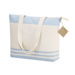 Schoudertas van gerecycled katoen met vouwbodem 300g/m² tweede weergave