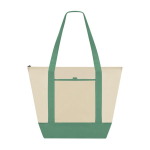 Koeltas met aluminium binnenkant en verstevigde hengsels kleur groen  negende weergave